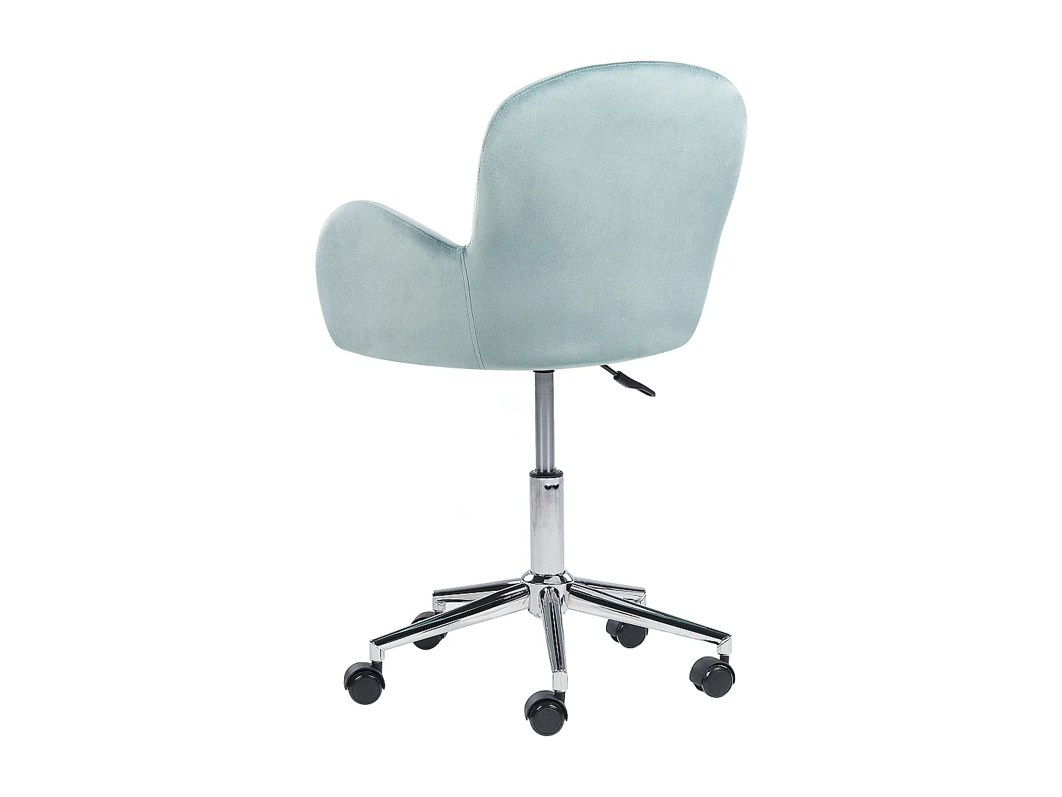 Chaise de bureau PRIDDY Velours Vert menthe