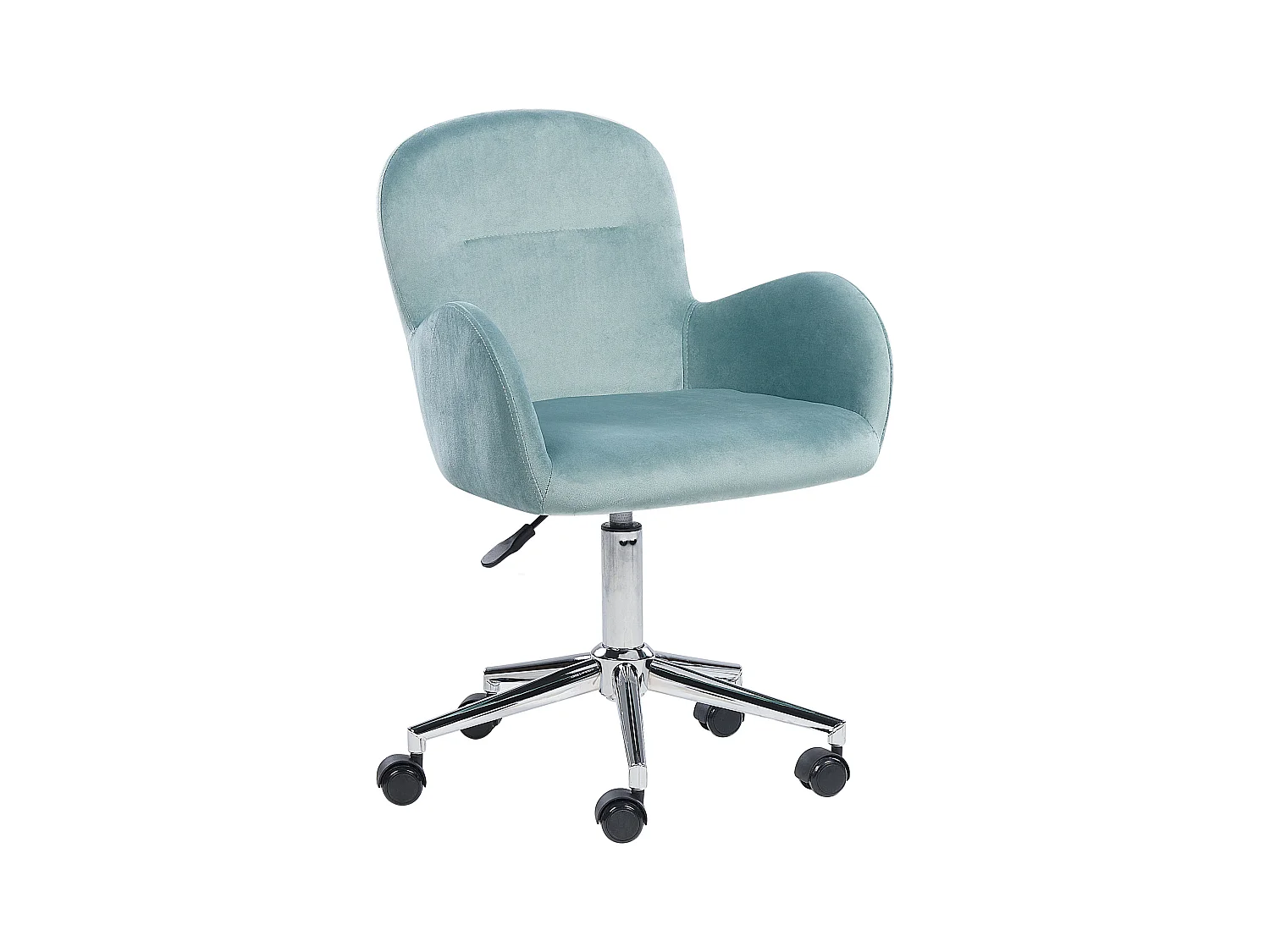 Chaise de bureau PRIDDY Velours Vert menthe