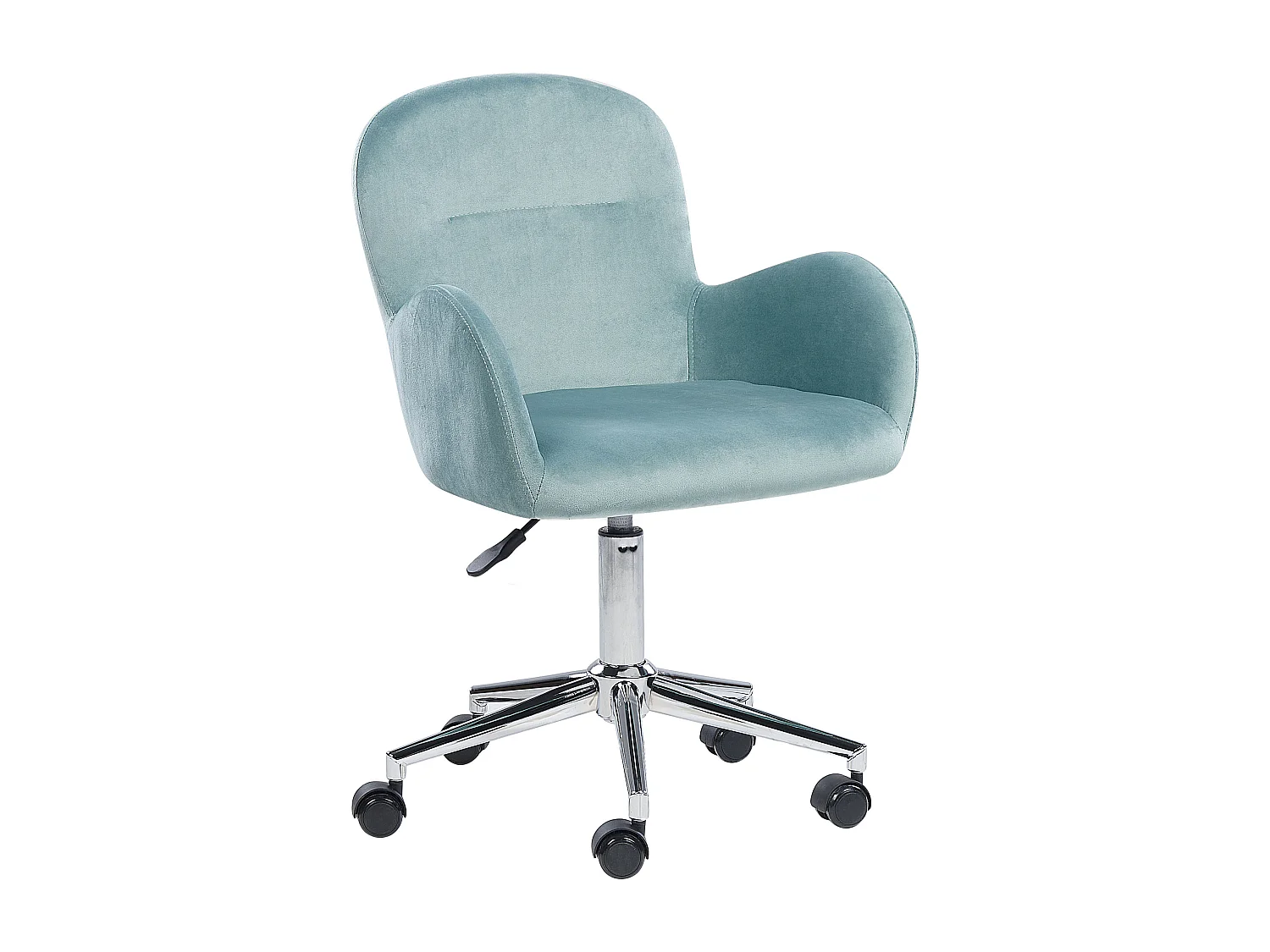 Chaise de bureau PRIDDY Velours Vert menthe