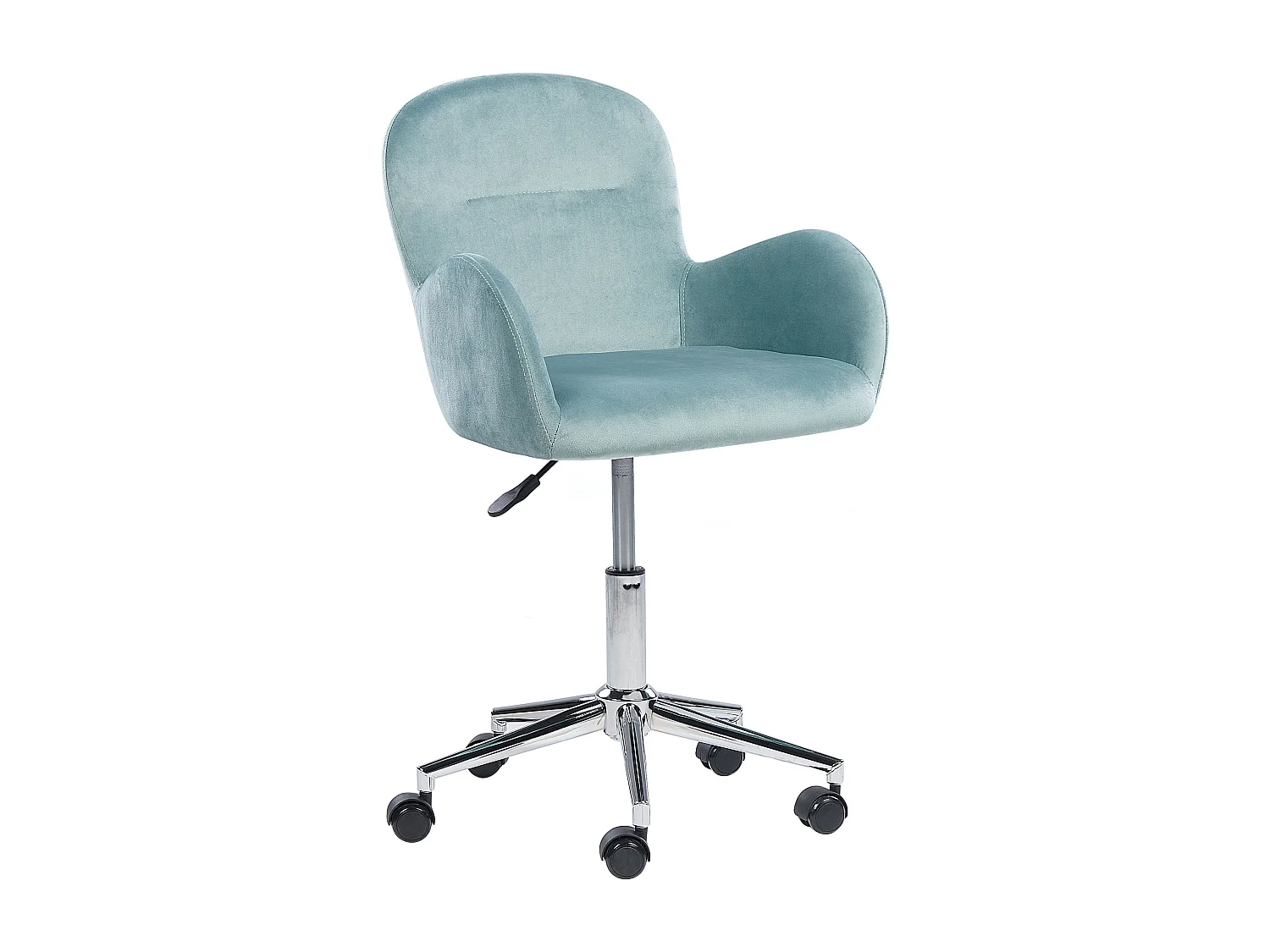 Chaise de bureau PRIDDY Velours Vert menthe