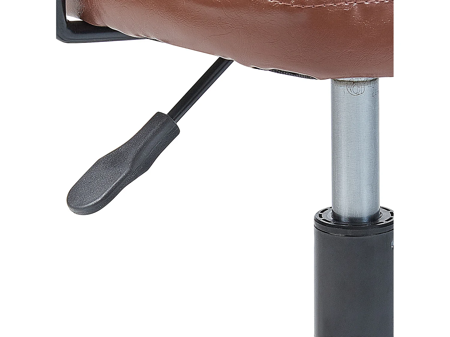 Chaise de bureau ALGERITA Cuir PU Marron