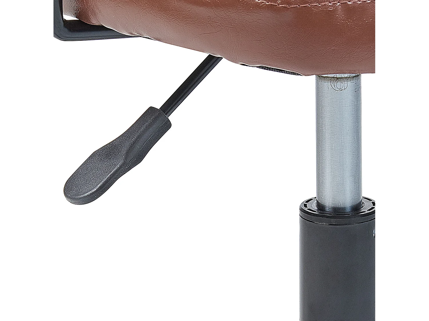 Cadeira de escritório ALGERITA Pele sintética Castanho