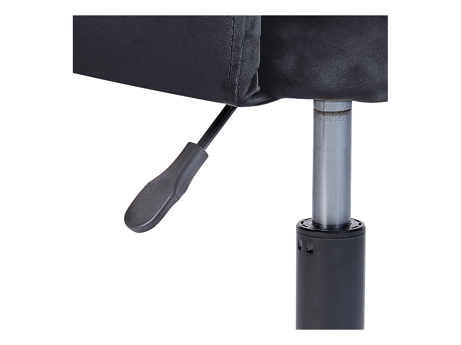 Krzesło biurowe Obrotowy SANILAC Welur Czarny