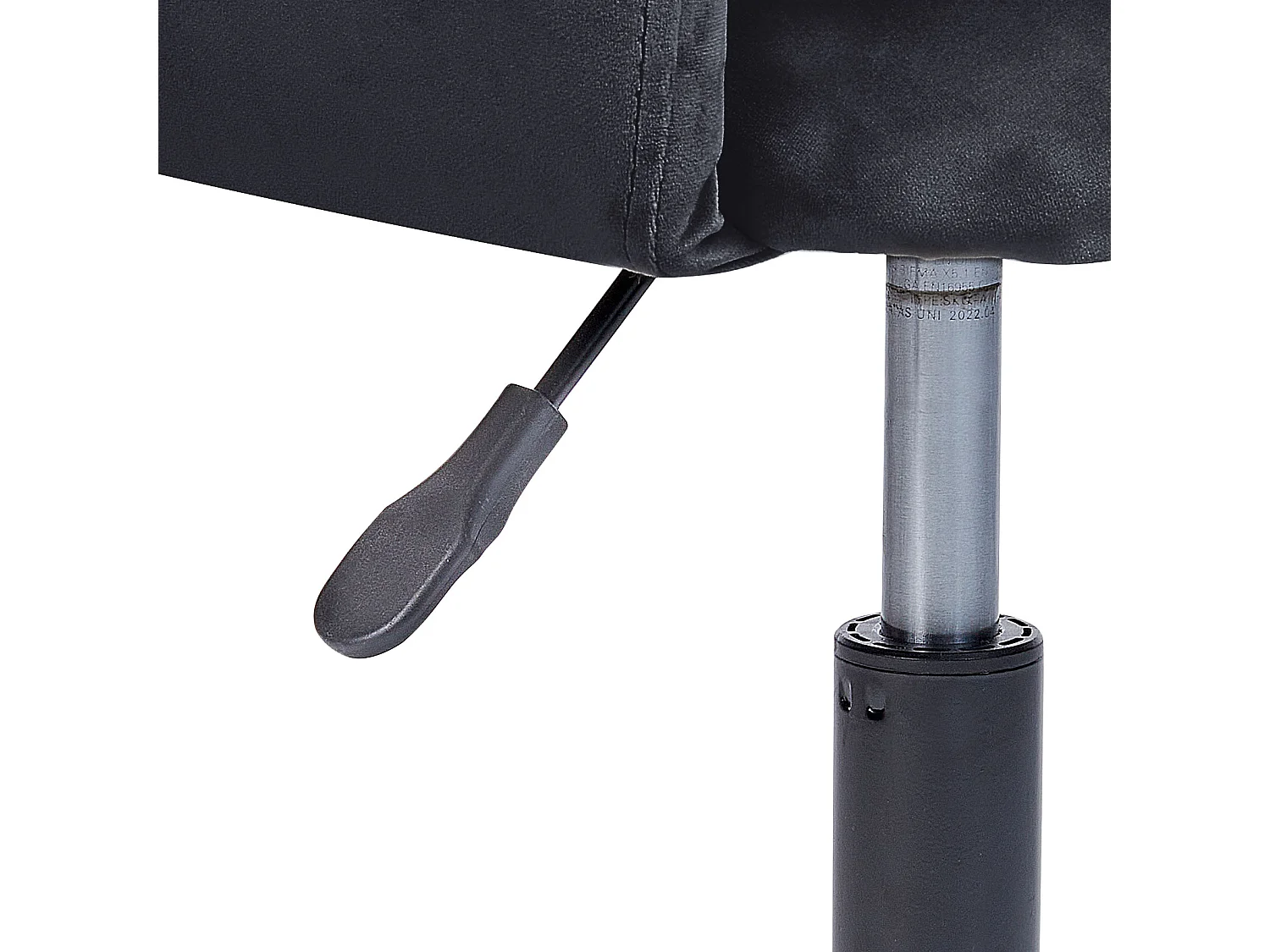 Chaise de bureau SANILAC Velours Noir