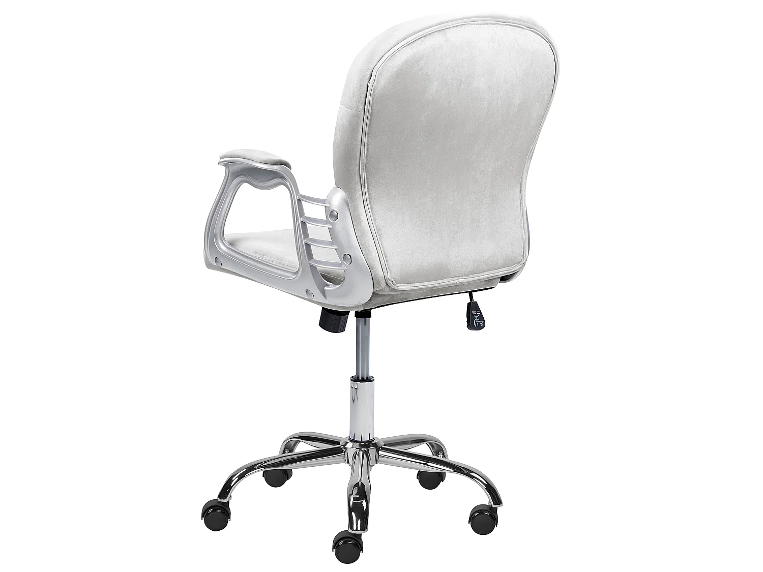 Desk Chair PRINCESS Velvet Light Grey