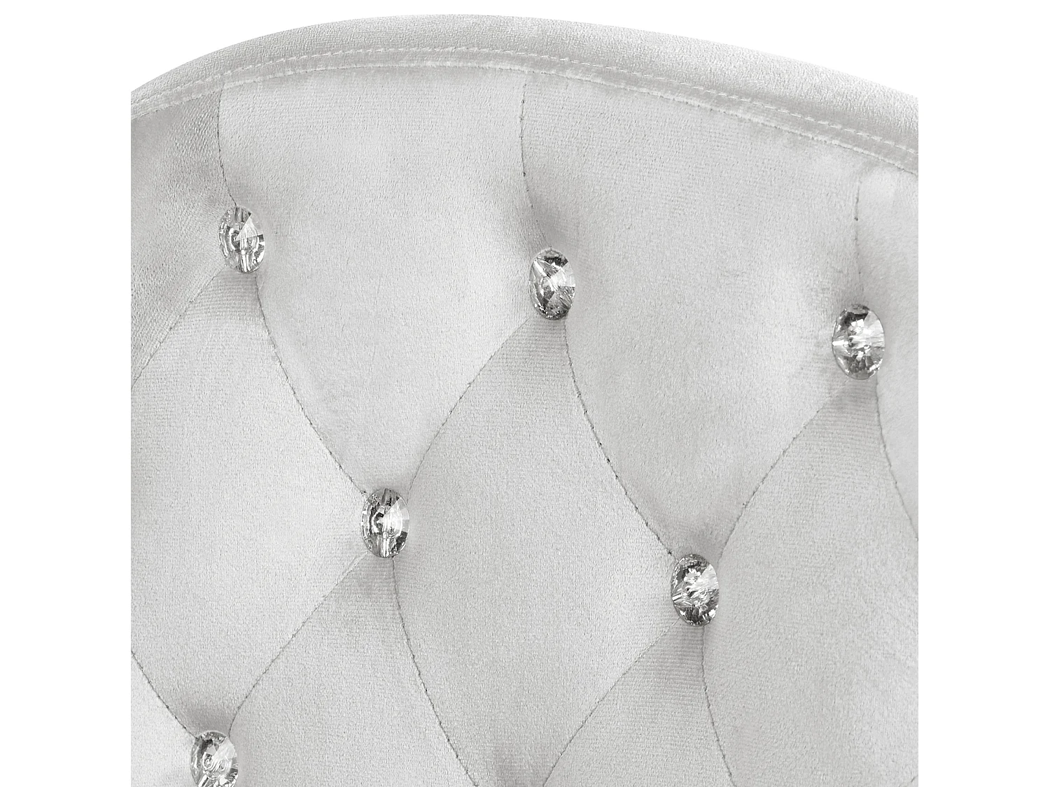 Desk Chair PRINCESS Velvet Light Grey