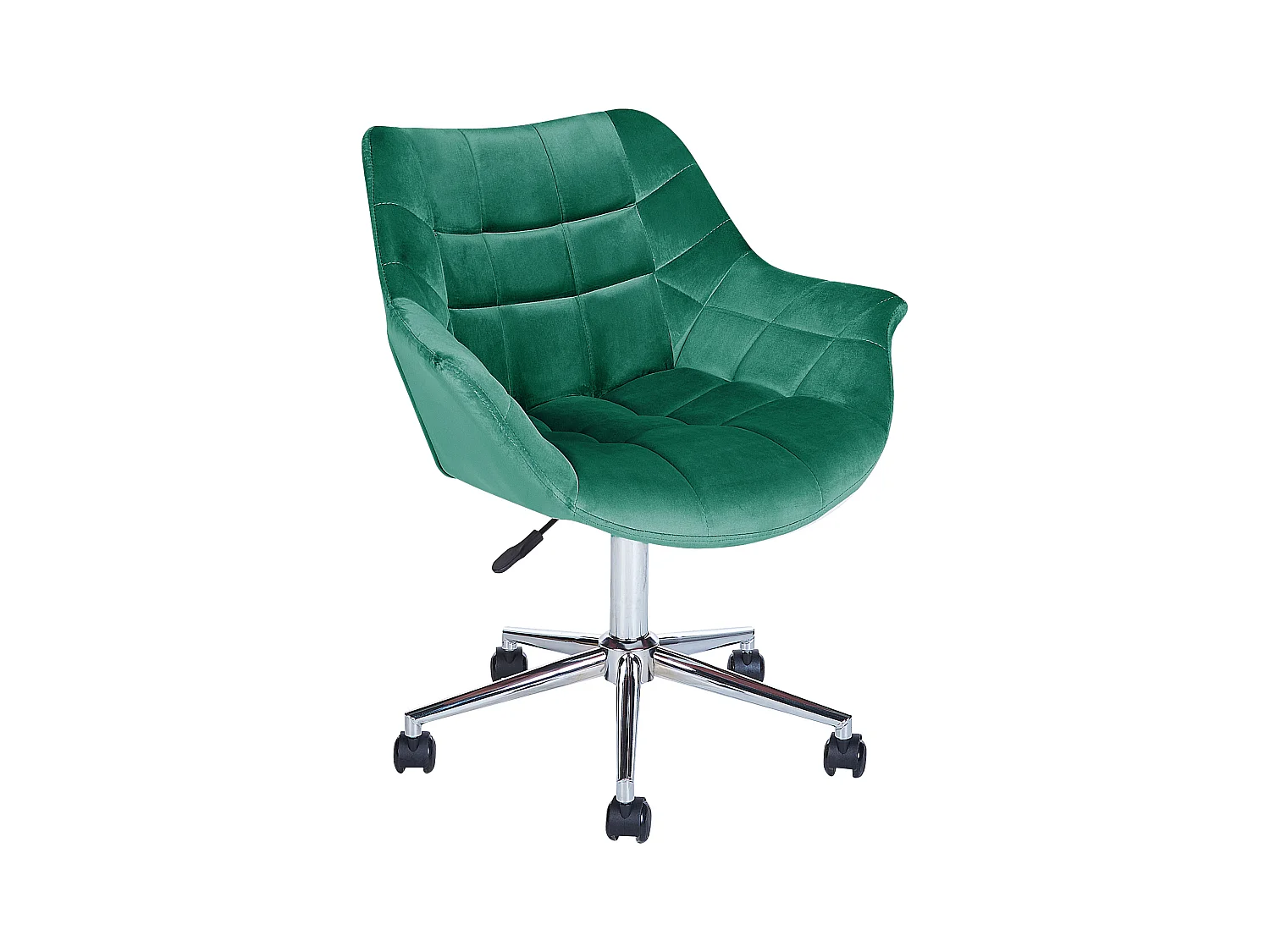 Chaise de bureau LABELLE Velours Vert émeraude