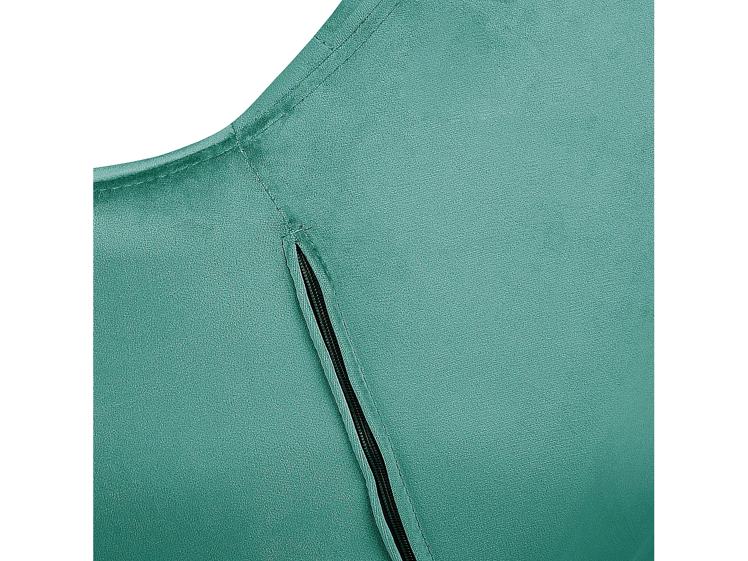 Sedia da scrivania LABELLE Velluto Verde smeraldo