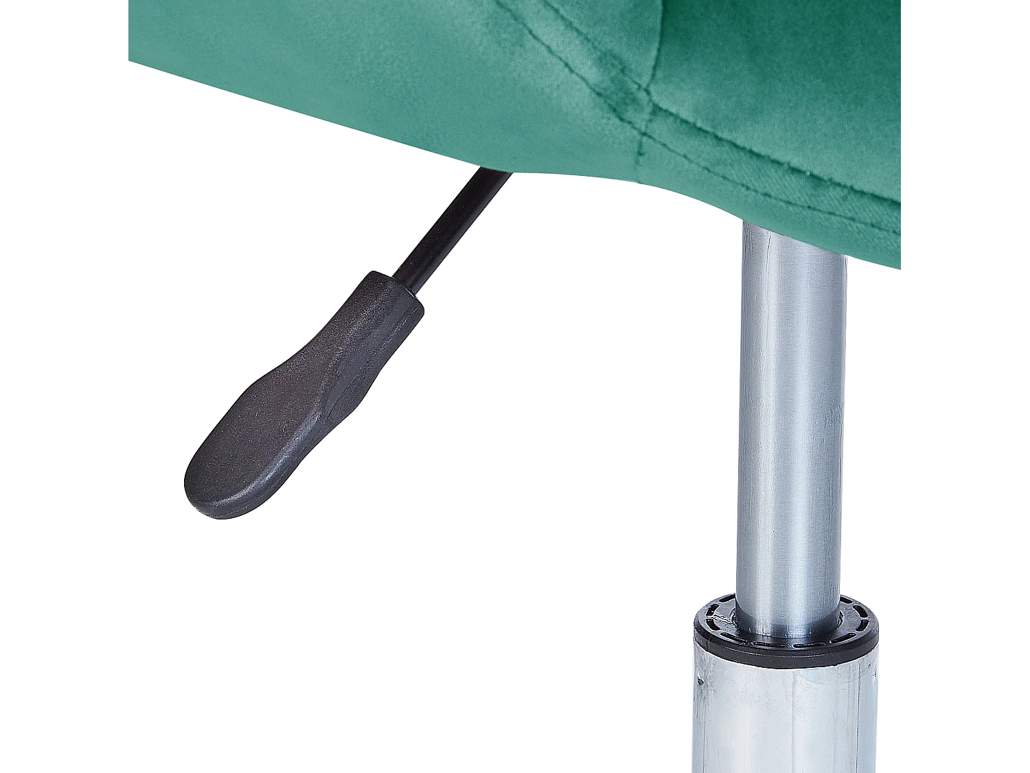 Sedia da scrivania LABELLE Velluto Verde smeraldo