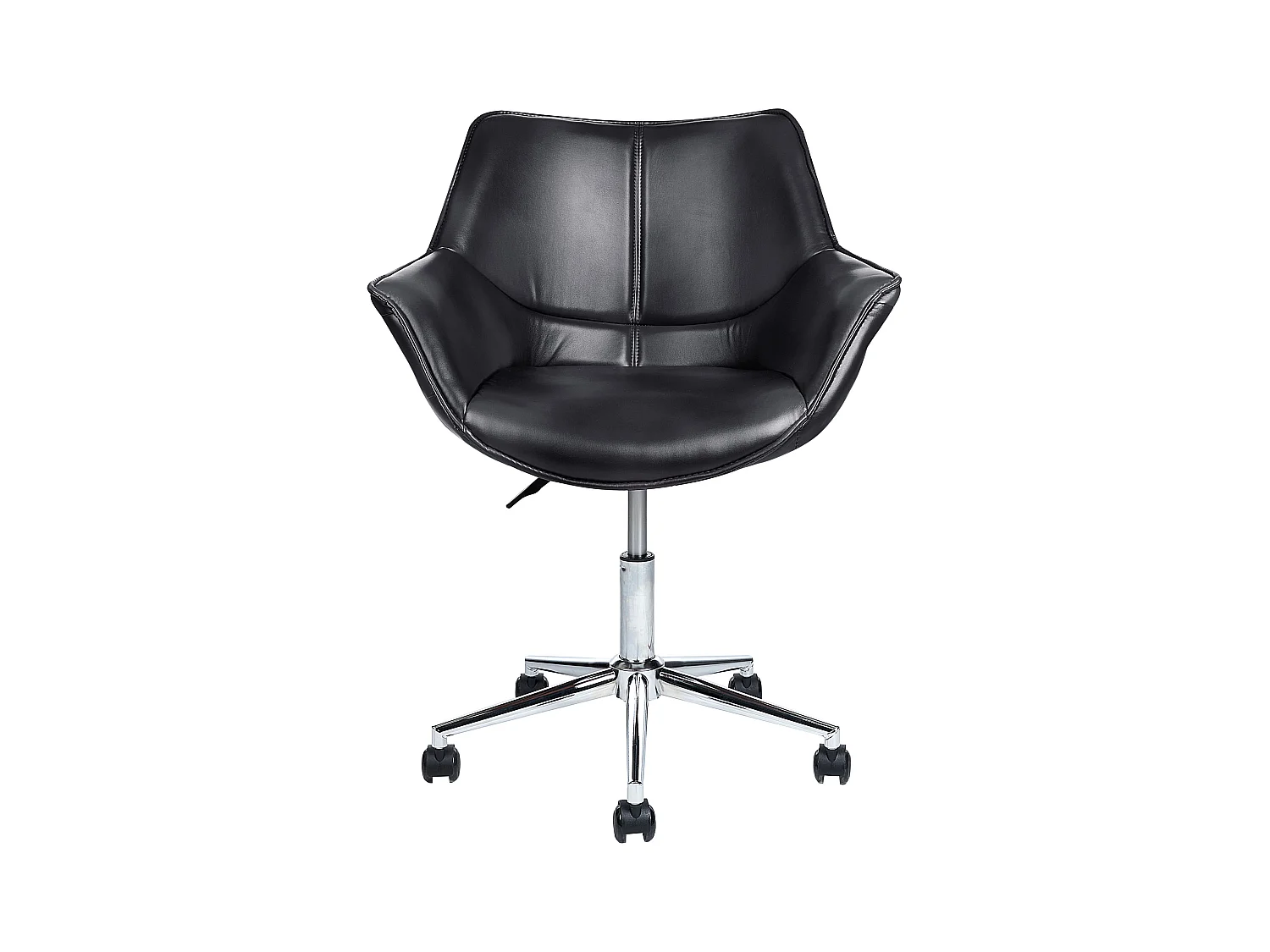 Chaise de bureau NEWDALE Cuir PU Noir