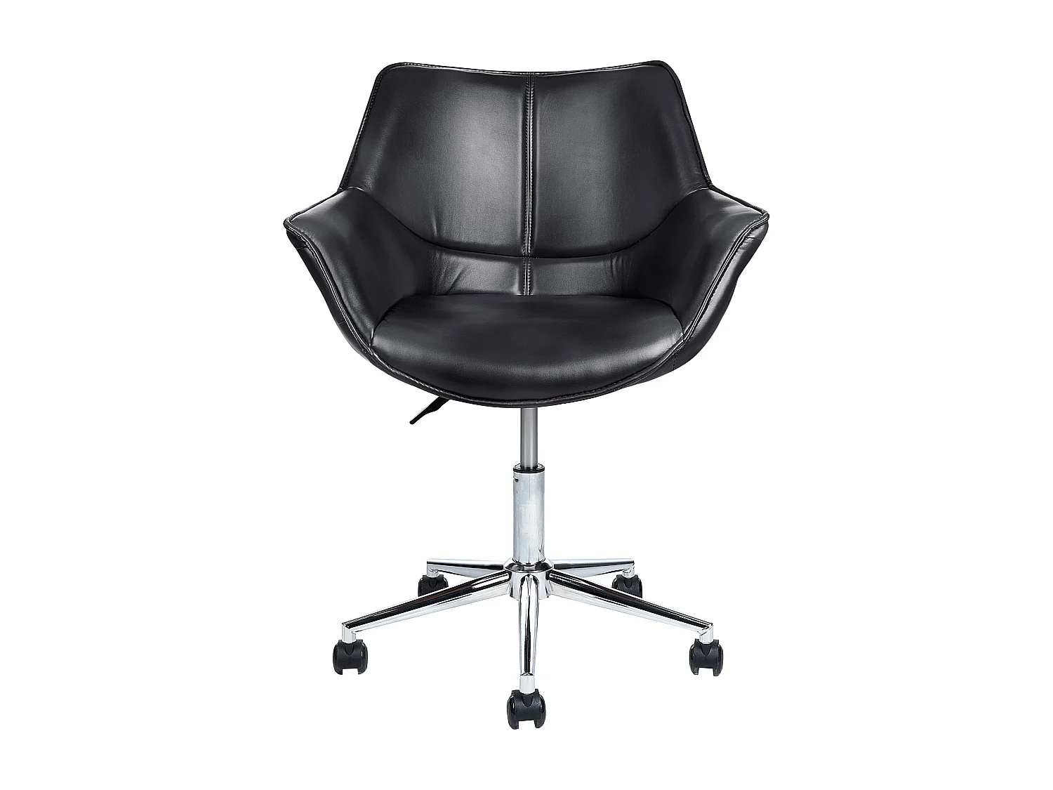 Chaise de bureau NEWDALE Cuir PU Noir