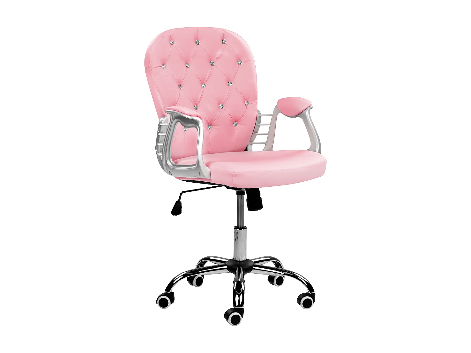 Chaise de bureau PRINCESS Cuir PU Rose