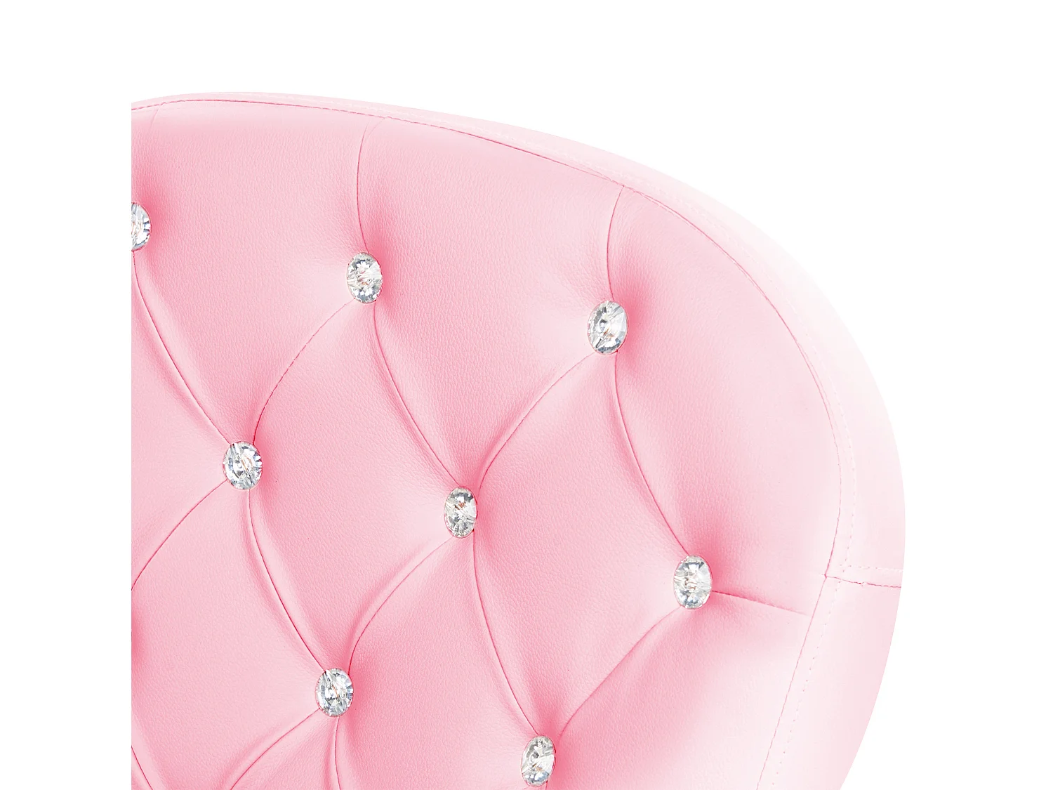 Chaise de bureau PRINCESS Cuir PU Rose