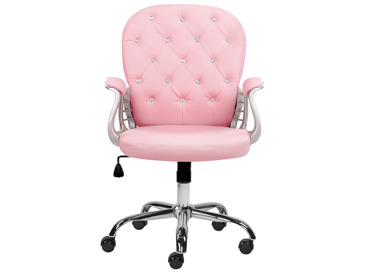 Bureaustoel Draaibaar PRINCESS Kunstleer Roze