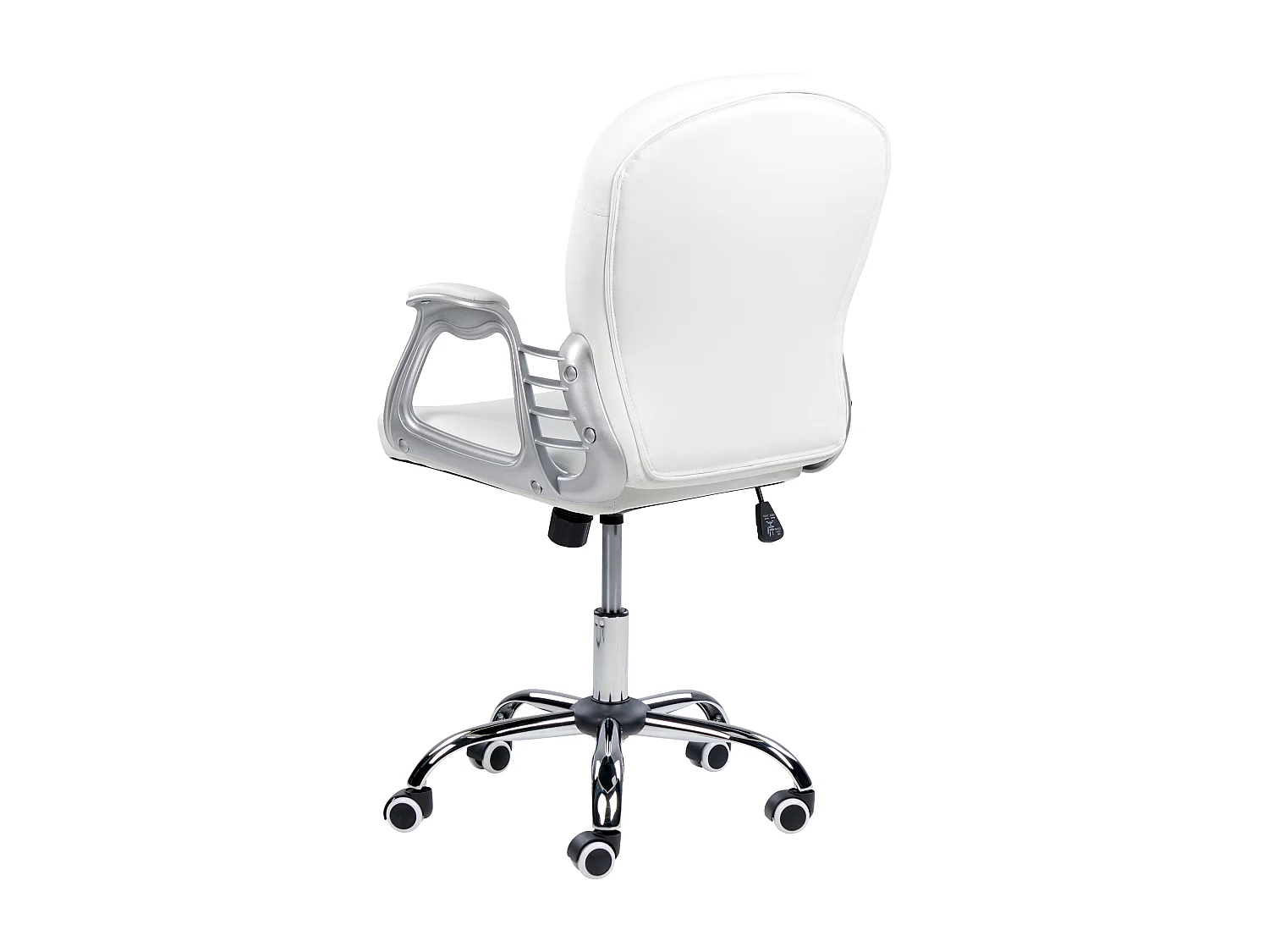 Chaise de bureau PRINCESS Cuir PU Blanc