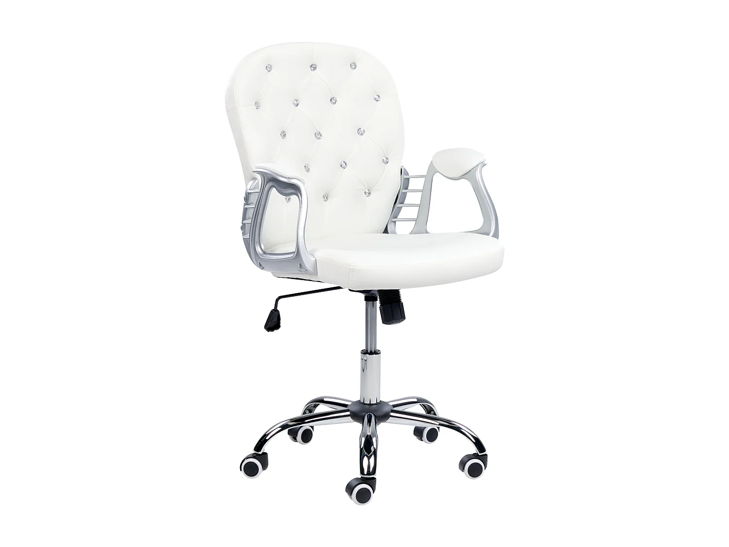 Sedia da scrivania PRINCESS Pelle sintetica Bianco