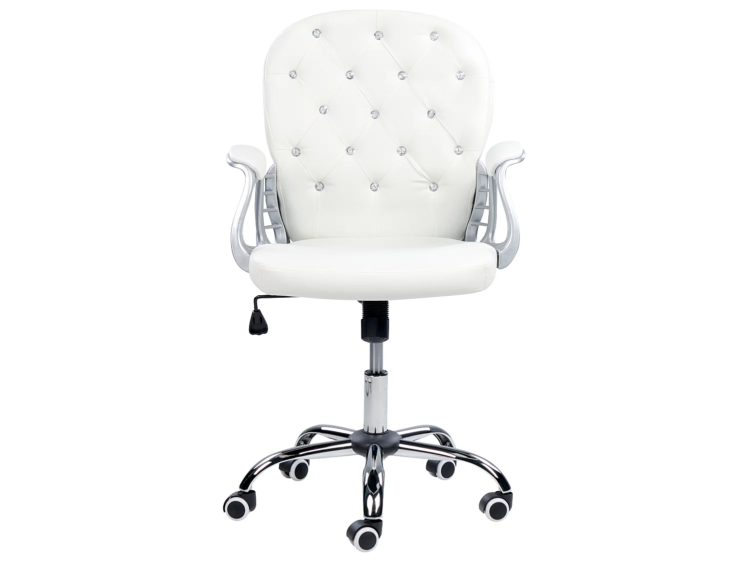 Chaise de bureau PRINCESS Cuir PU Blanc