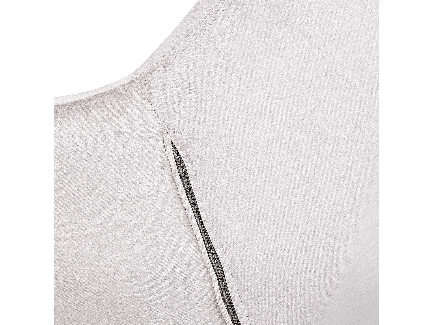 Chaise de bureau LABELLE Velours Gris