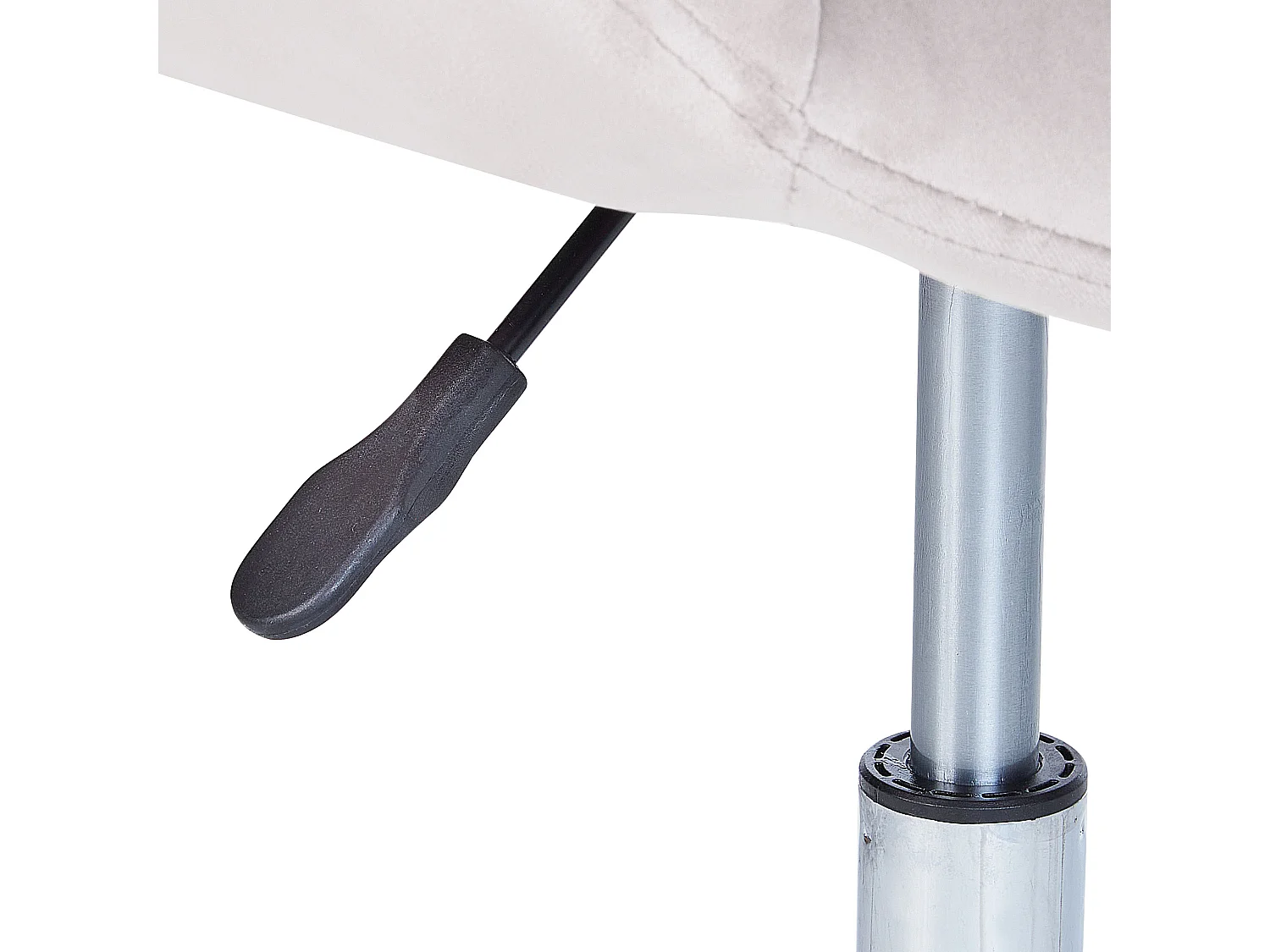 Chaise de bureau LABELLE Velours Gris