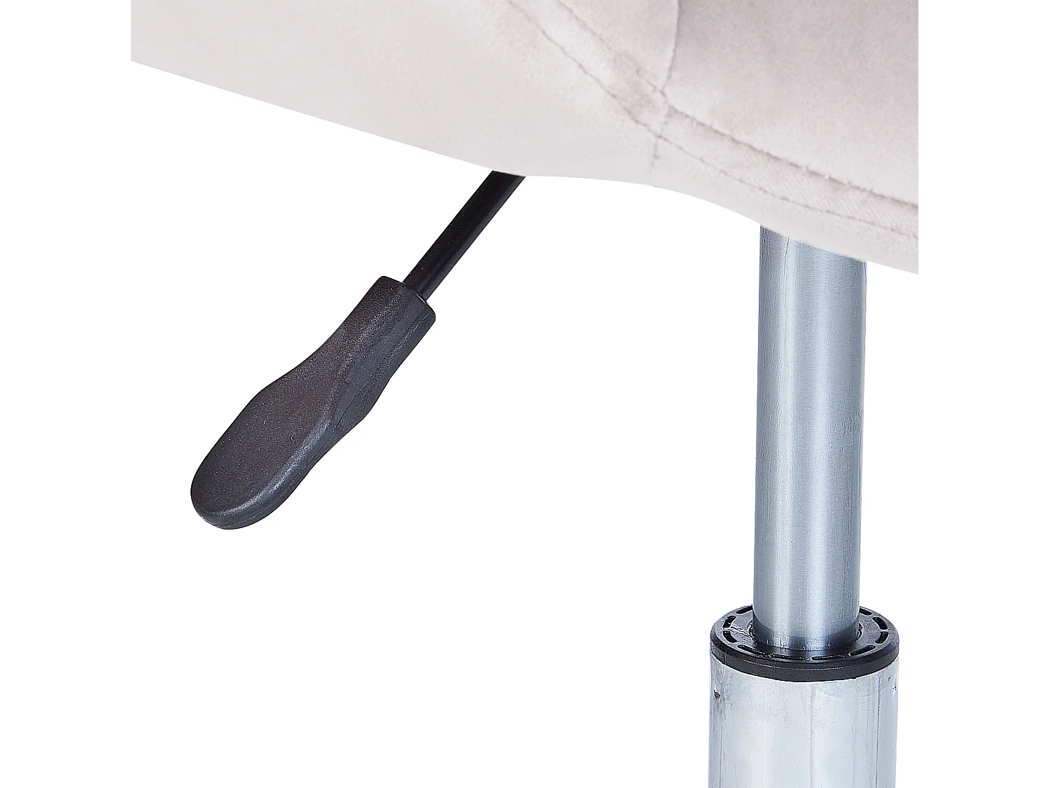 Chaise de bureau LABELLE Velours Gris