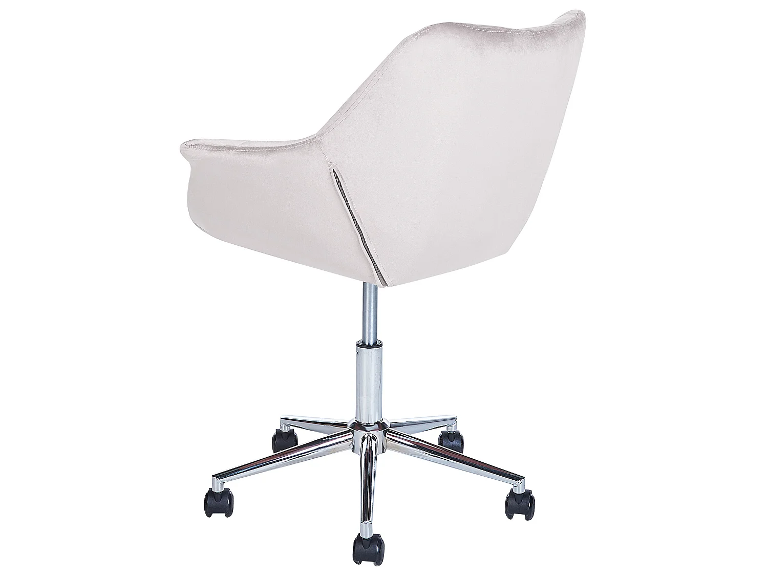 Chaise de bureau LABELLE Velours Gris