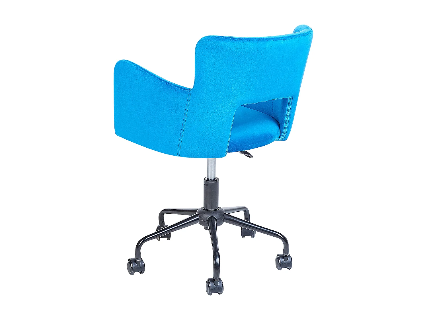 Chaise de bureau SANILAC II Velours Bleu