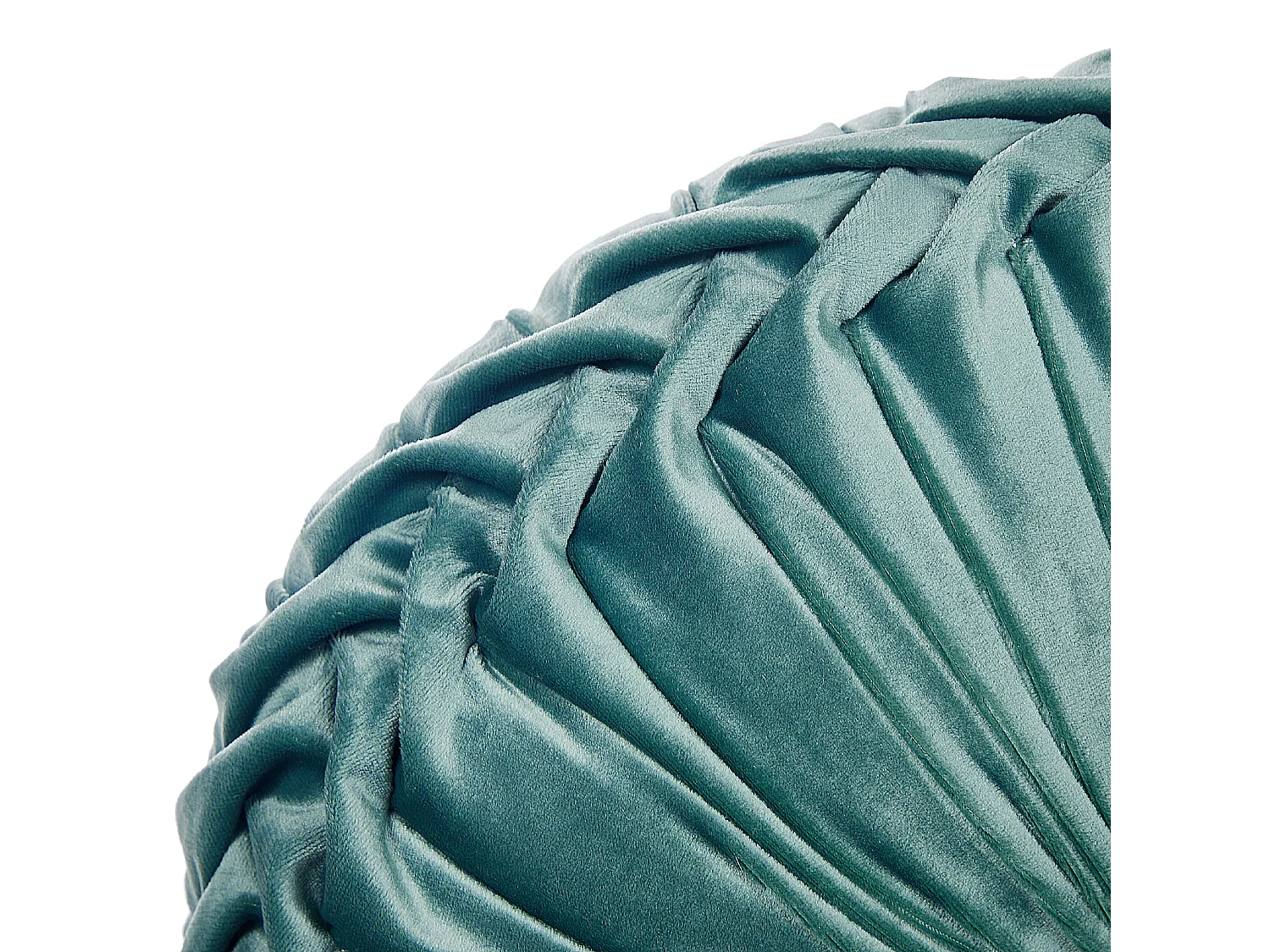 Conjunto de 2 cojines decorativos UDALA Terciopelo 40 x 40 cm Verde azulado Liso