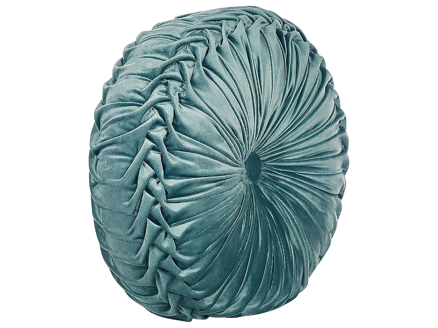 Set of 2 Decorative Cushions UDALA Velvet 40 x 40 cm Teal Solid