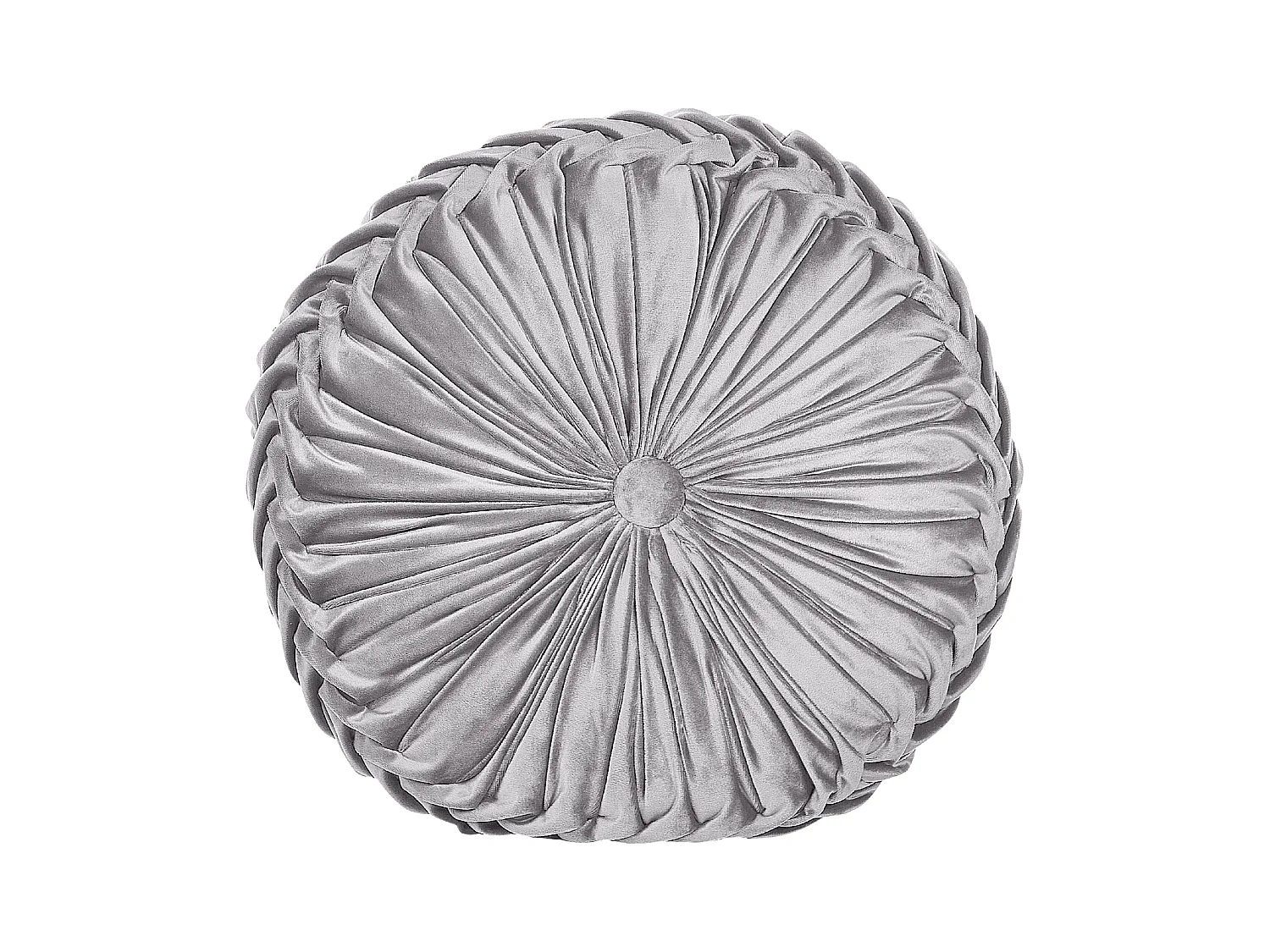 Coussin UDALA Velours 40 x 40 cm Gris Unicolore