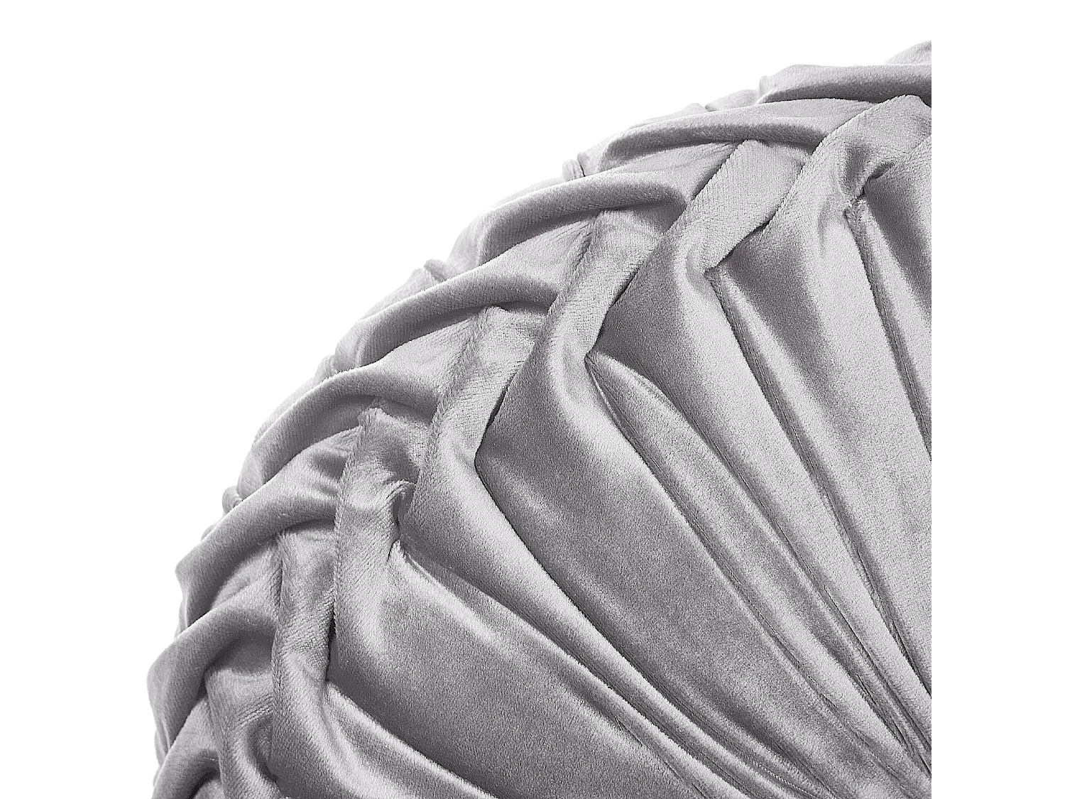 Coussin UDALA Velours 40 x 40 cm Gris Unicolore