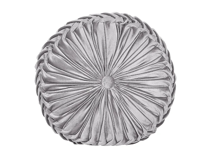 Coussin UDALA Velours 40 x 40 cm Gris Unicolore