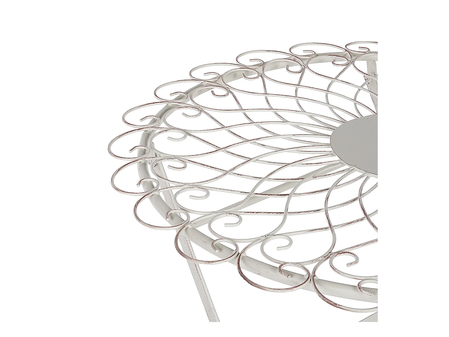 Outdoor Bistrotisch STIFFE 70 cm 70 cm Metall Weiss