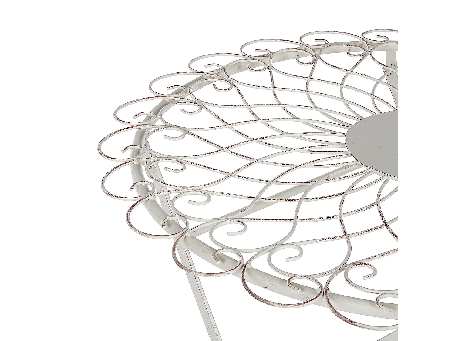 Bistrotafel STIFFE 70 cm 70 cm Metaal Wit