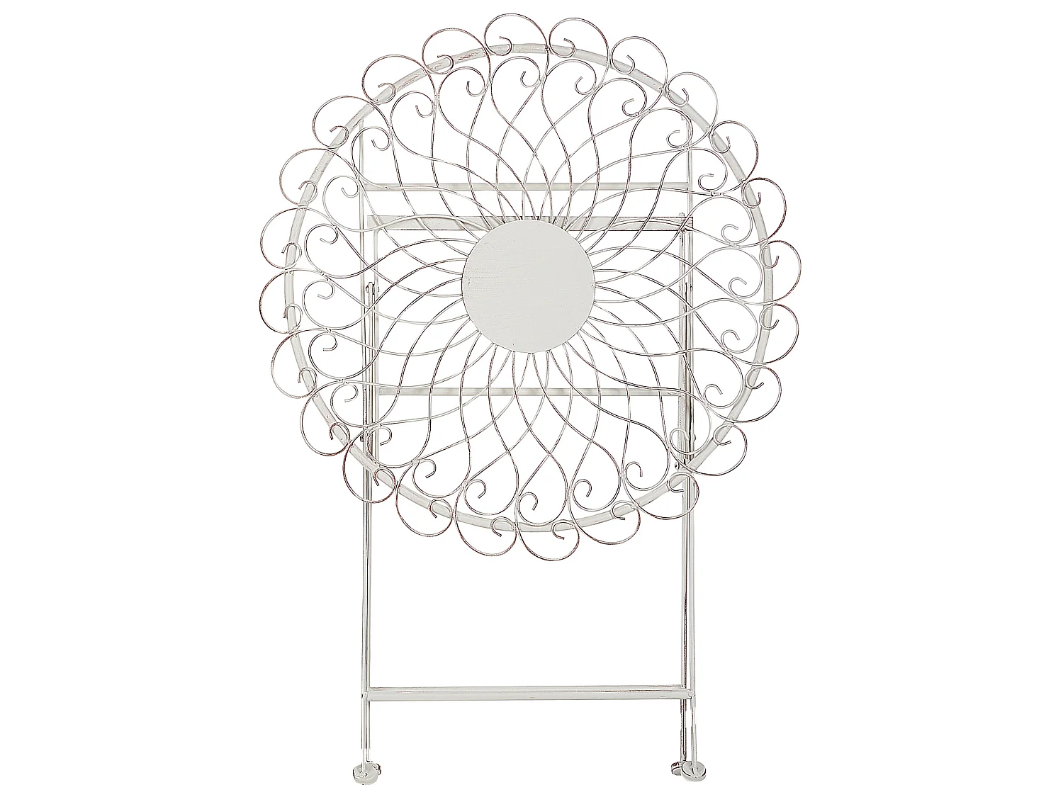 Tavolino Bistrot STIFFE 70 cm 70 cm Metallo Bianco