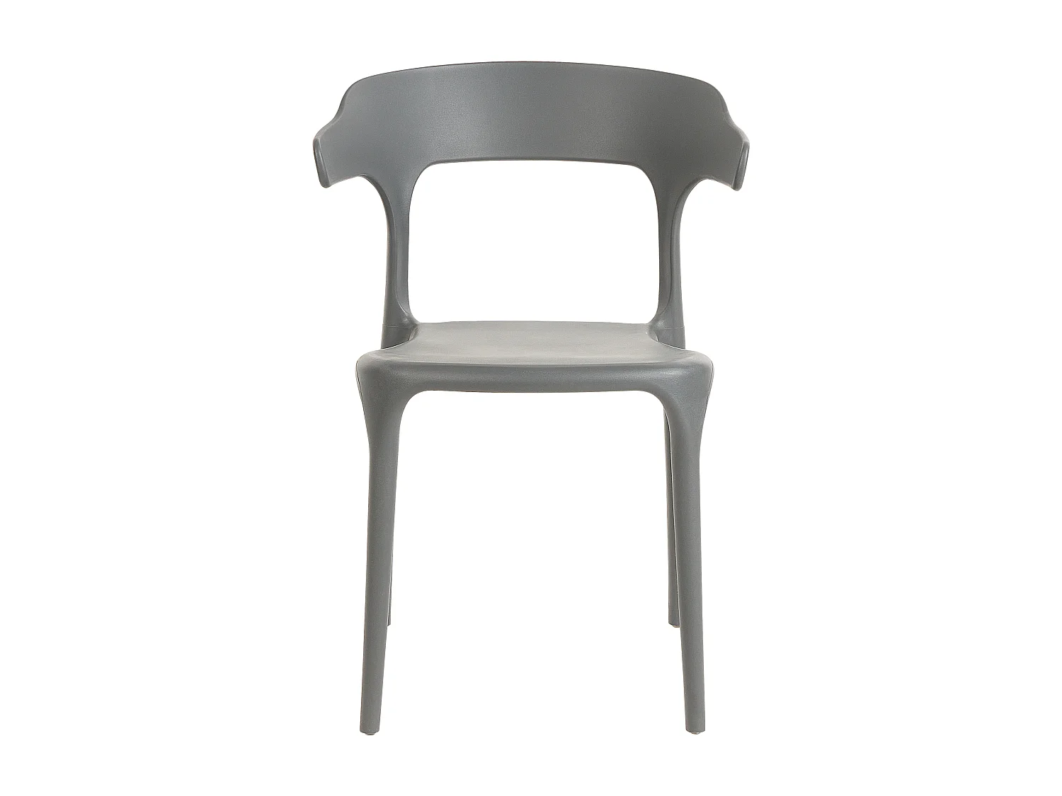 Lot de 8 chaises de salle à manger GUBBIO Gris
