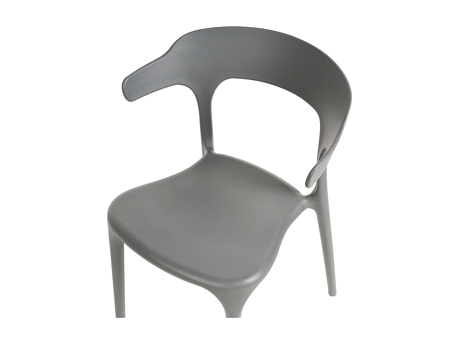 Lot de 8 chaises de salle à manger GUBBIO Gris
