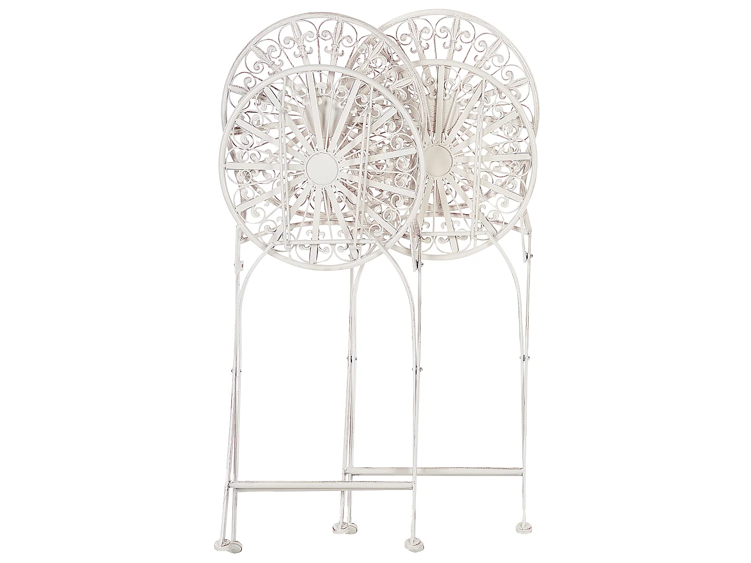 Set van 2 tuinstoelen SCAFA Metaal Wit