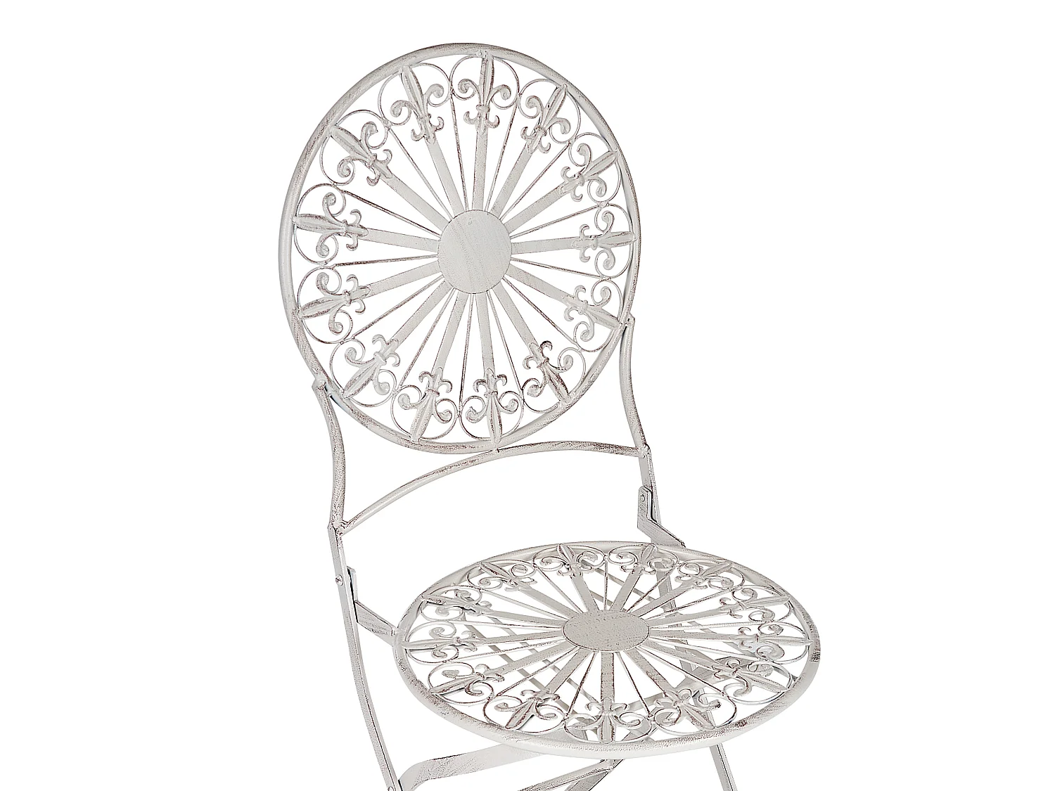 Set van 2 tuinstoelen SCAFA Metaal Wit