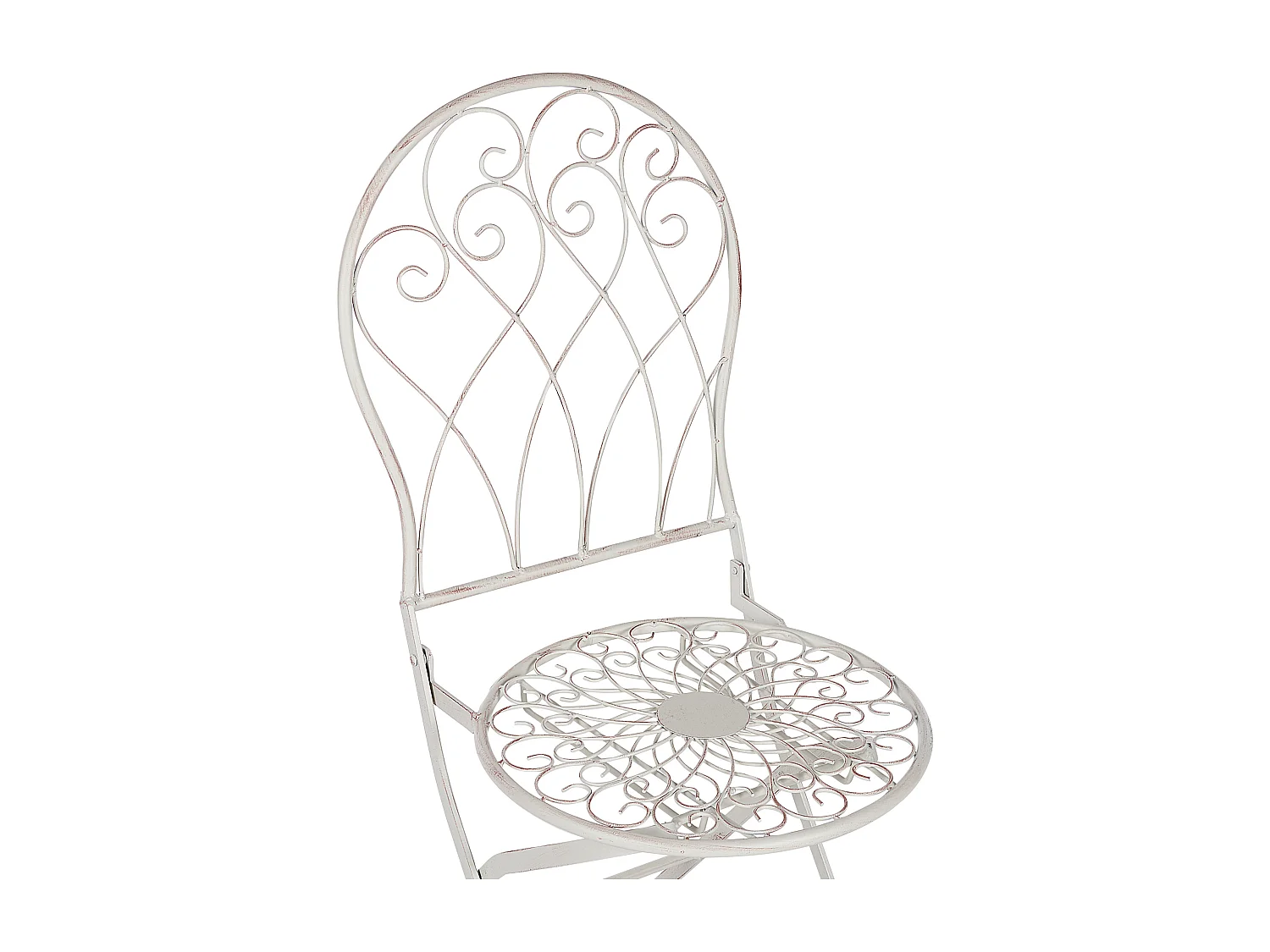 Set di 2 sedie da giardino STIFFE Metallo Bianco