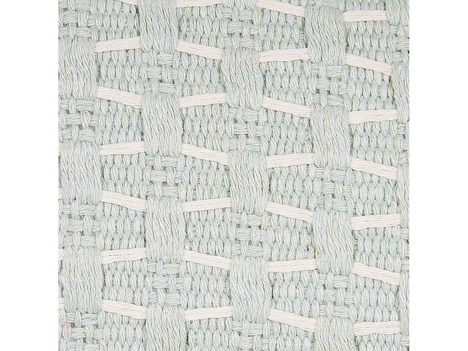 Conjunto de 2 almofadas decorativas HAKONE 42 x 42 cm Verde menta Padrão geométrico