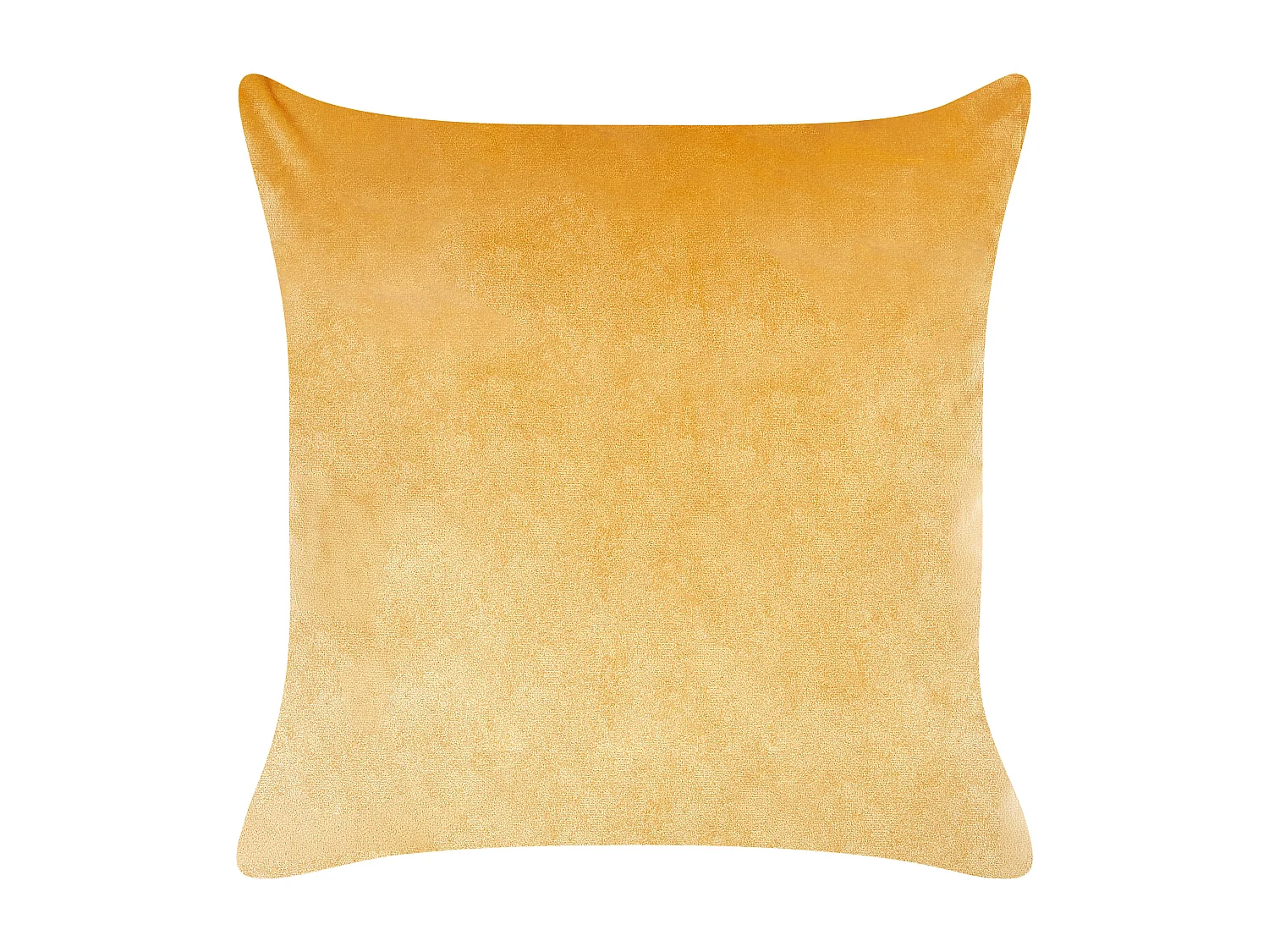 Set aus 2 Kissen aus Samt Kissen dekorative Tiermuster 45 x 45 cm Gelb Marula