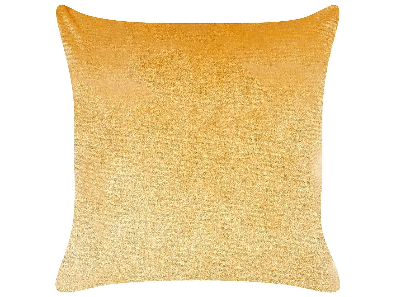 Set van 2 decoratieve kussens MARULA Fluweel 45 x 45 cm Mosterdgeel Dierenprint