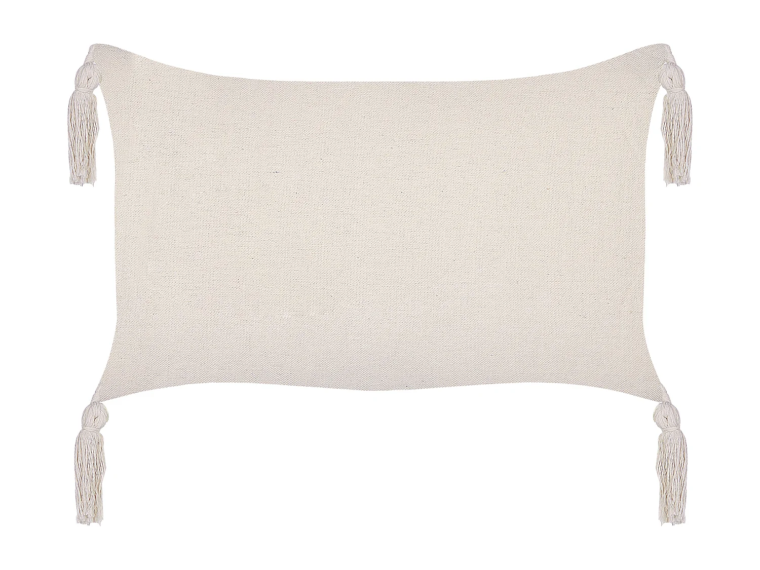 Set van 2 decoratieve kussens HAKONE 45 x 25 cm Taupe Geometrisch patroon