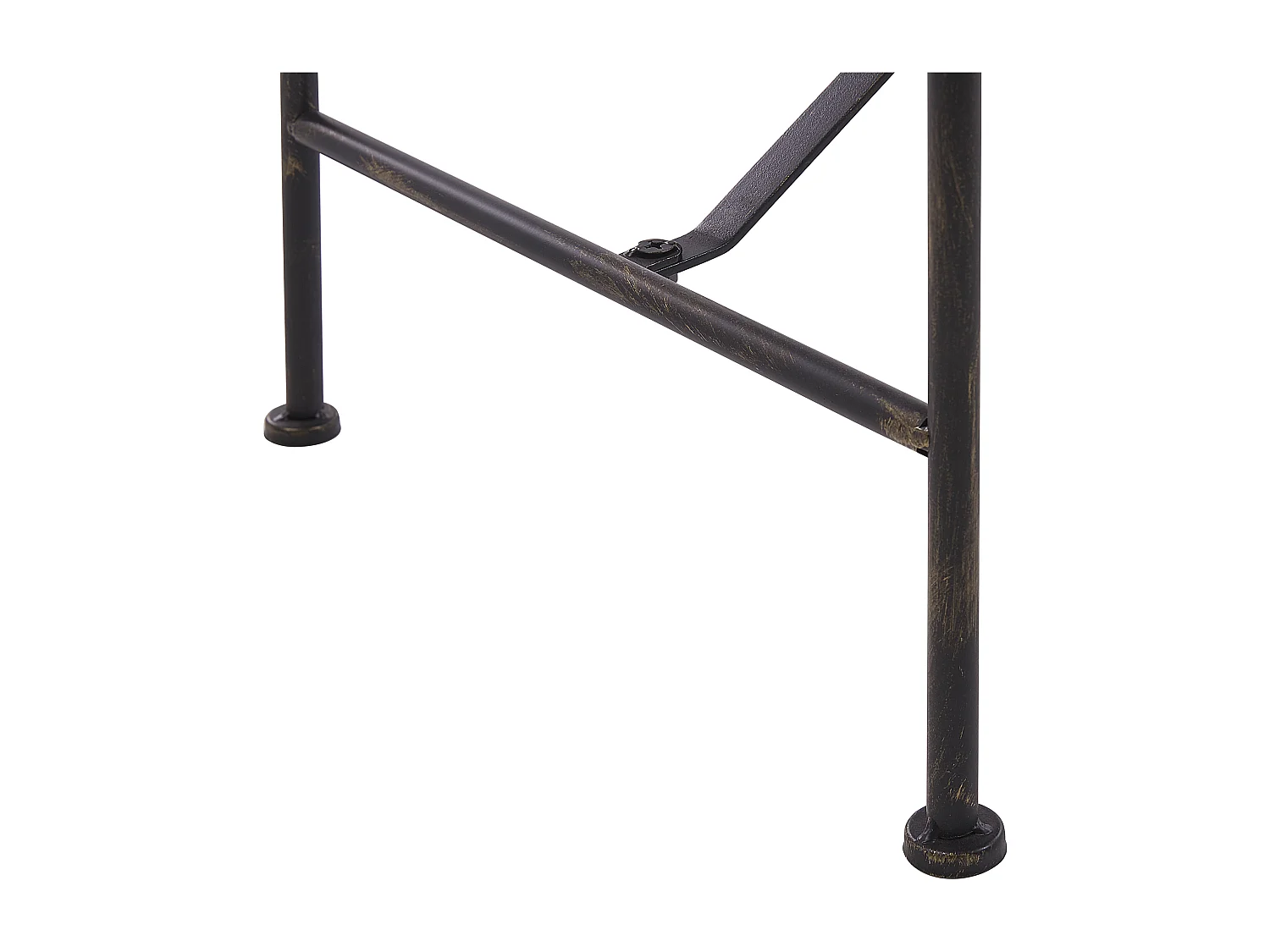 Tuinbank MILAZZO 130 cm Metaal Zwart