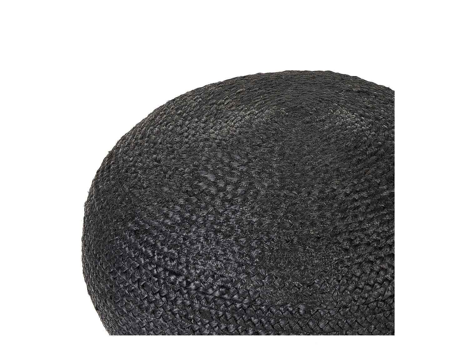 Puf DUKKI Juta Czarny 45 cm 45 cm 30 cm