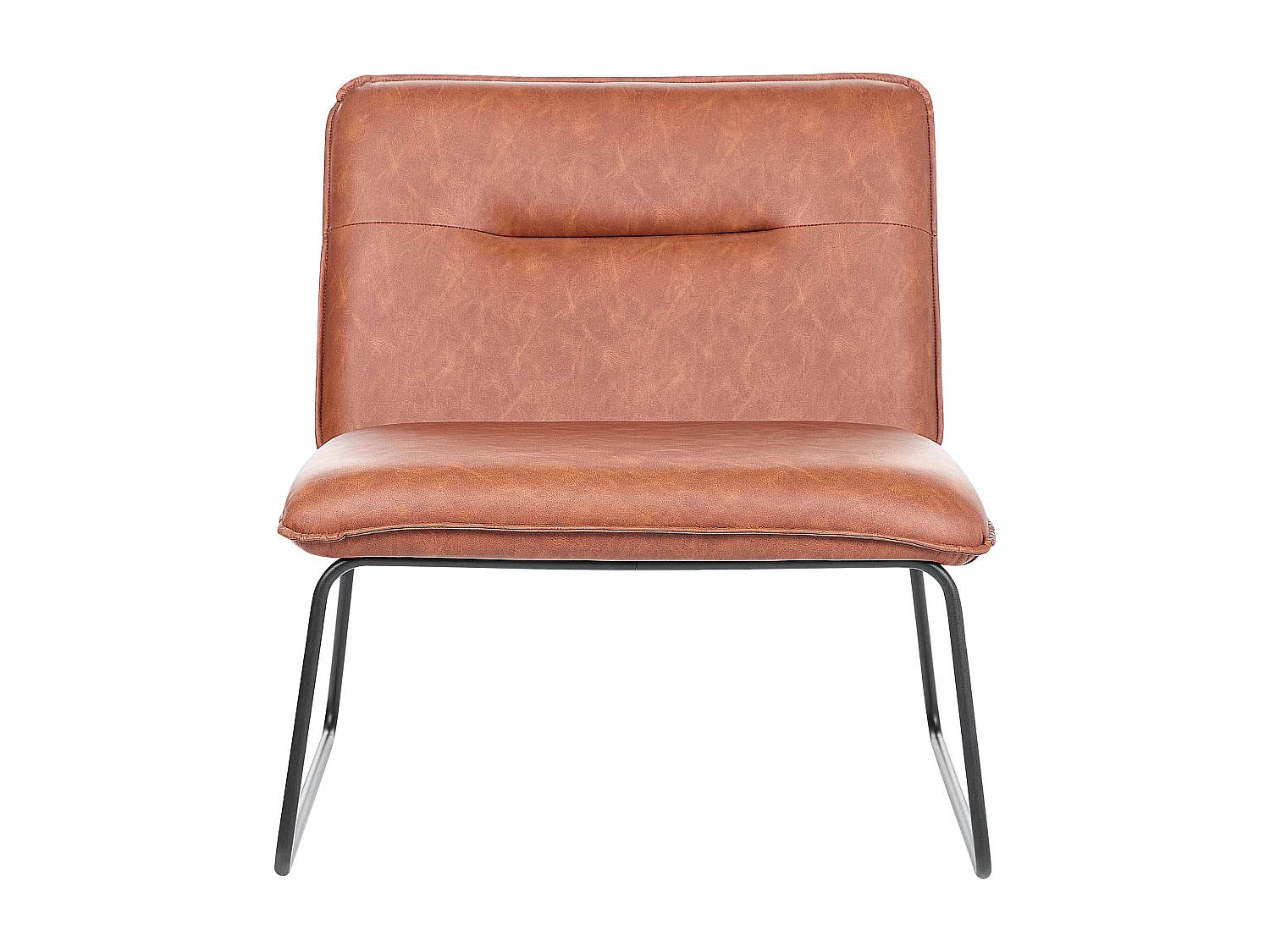 Fauteuil COTULLA Kunstleer Bruin