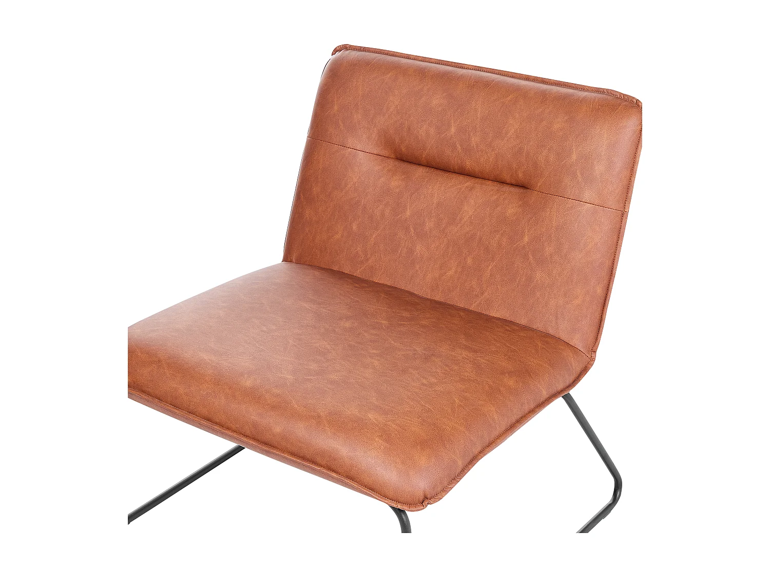Fauteuil COTULLA Kunstleer Bruin