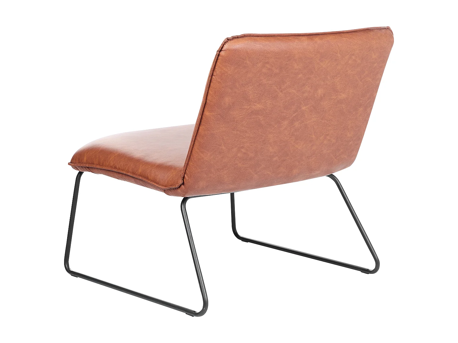 Fauteuil COTULLA Cuir PU Marron