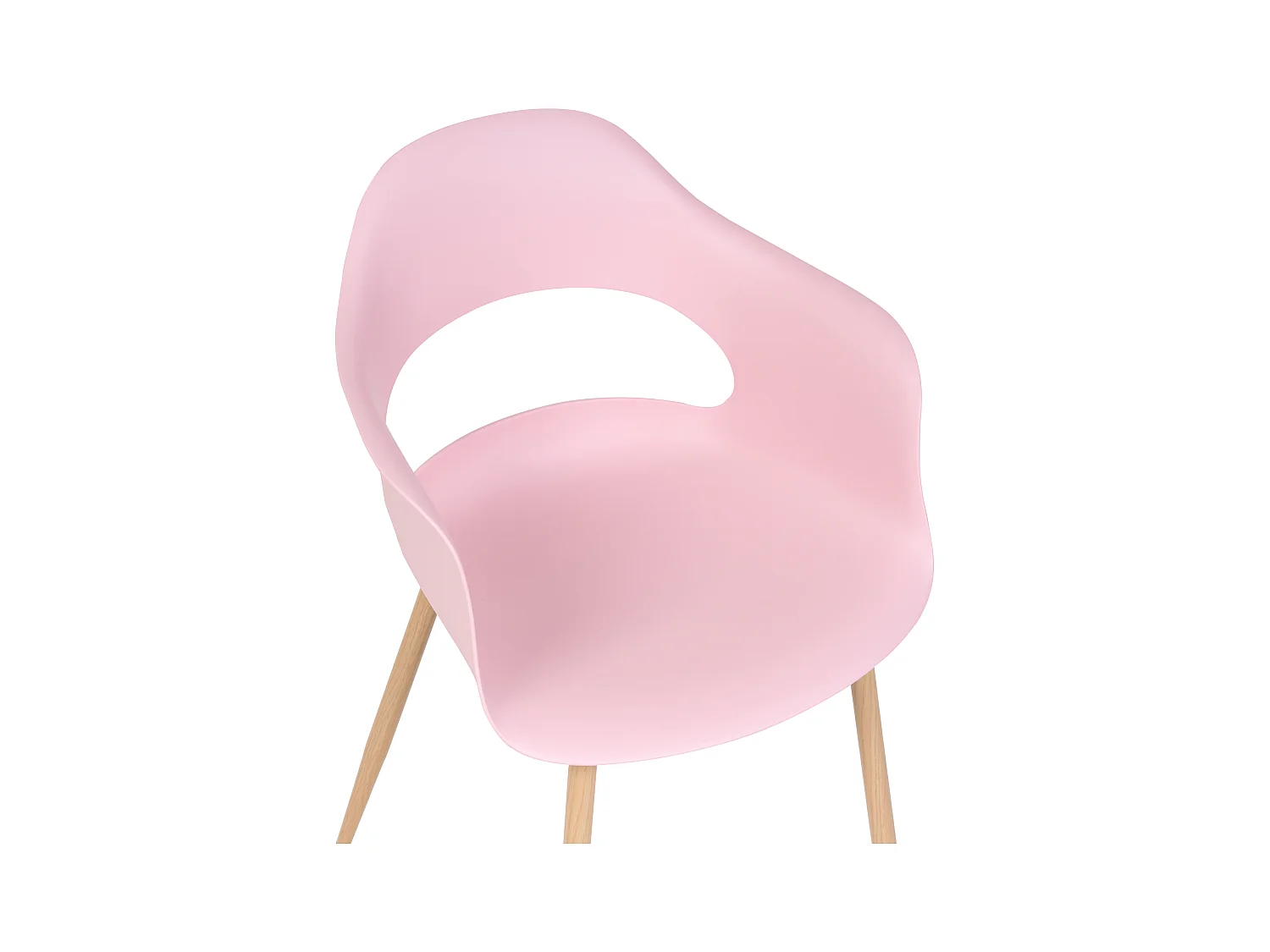 Set van 2 eetkamerstoelen UTICA Roze