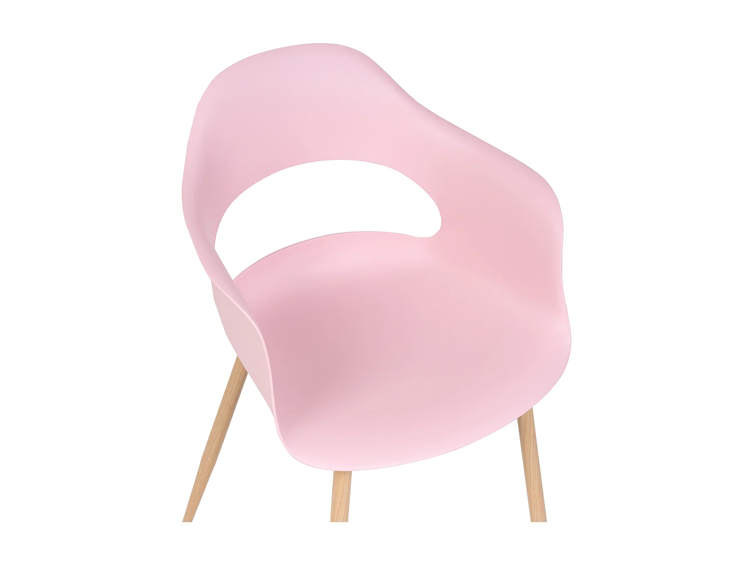 Conjunto de 2 cadeiras de jantar UTICA Rosa